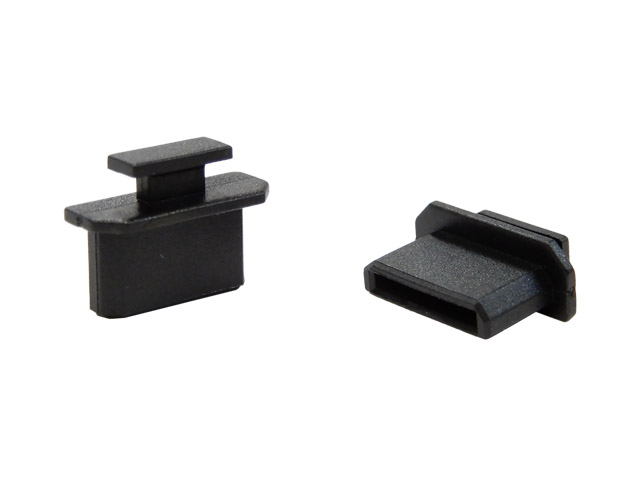 HDMIMNCK-B1 HDMI Mini(HDMI ミニコネクタ用)機器用キャップ（黒）　つまみあり