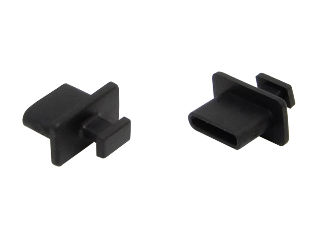 USB31CCCK-B1-TPEV0　USB Type-C用 コネクタキャップ(黒)　つまみあり